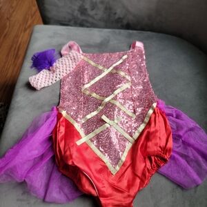 Sparkling Pink and Red Kids Costume